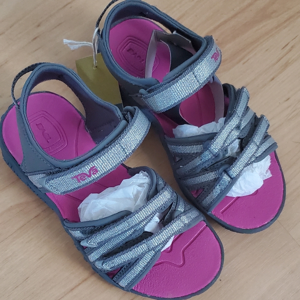 Tirra Teva silver/magenta toddler 10